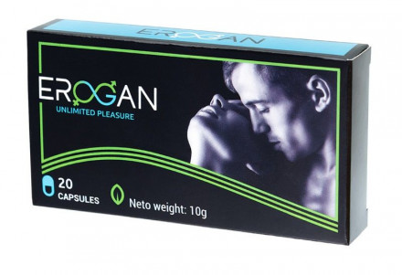 Возбуждающие капсулы для мужчин Erogan - 20 капсул (300 мг.) 