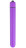 Фиолетовая удлиненная вибропуля - 13 см. 