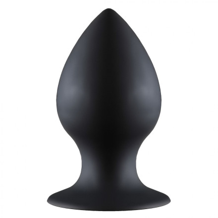 Чёрная анальная пробка Thick Anal Plug Small - 7,8 см. 