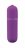 Фиолетовая вибропуля Power Bullet - 6,2 см. 