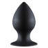 Чёрная анальная пробка Thick Anal Plug XL - 13 см.