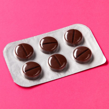Шоколадные таблетки в коробке  Миг  - 24 гр. 
