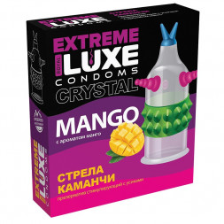 Стимулирующий презерватив &quot;Стрела команчи&quot; с ароматом ванили - 1 шт.