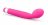 Розовый вибратор для массажа G-точки Rose Scarlet G - 17,8 см. 