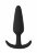 Черная анальная пробка для ношения Slim Butt Plug - 8,3 см. 