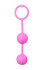 Розовые вагинальные шарики с ребрышками Roze Love Balls