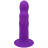 Фиолетовый фаллоимитатор двойной плотности Hitsens 3 - 17,7 см. 