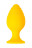 Желтая анальная втулка Riffle - 7,5 см. 