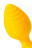 Желтая анальная втулка Riffle - 7,5 см. 