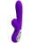 Фиолетовый вибратор Jersey с вакуумной стимуляцией - 21,8 см. 