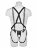 Страпон-система с телесной насадкой 11&quot; Hollow Strap-On Suspender System - 28 см. 