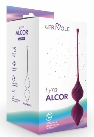 Фиолетовые вагинальные шарики Alcor 