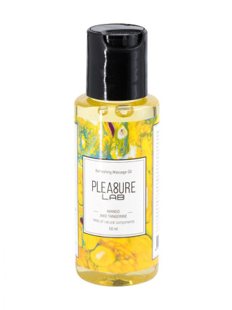 Массажное масло Pleasure Lab Refreshing с ароматом манго и мандарина - 50 мл. 