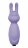 Фиолетовый мини-вибратор с ушками Emotions Funny Bunny Lavender 