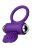 Фиолетовое виброкольцо с ресничками JOS PERY 