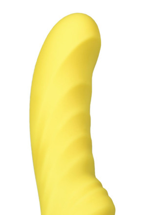 Жёлтый вибратор Satisfyer Vibes Yummy Sunshine - 22,5 см. 