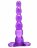 Фиолетовый анальный конус из 5 шариков - 16 см. 