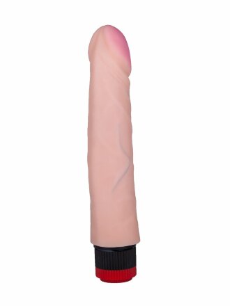 Вибратор с большой розовой головкой ART-Style №1 - 21 см. 