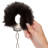 Металлические наручники с черным мехом Ultra Fluffy Furry Cuffs 