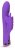 Фиолетовый вибратор-кролик The Princess Butterfly Vibrator - 20,5 см. 