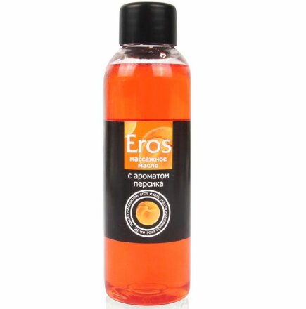 Массажное масло Eros exotic с ароматом персика - 75 мл. 