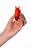Красный вибростимулятор Devol Mini Vibrator - 8,5 см. 