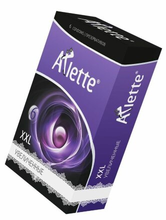 Презервативы Arlette XXL увеличенного размера - 6 шт. 