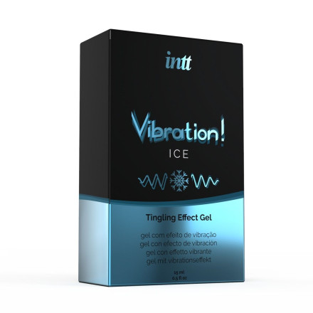 Жидкий интимный гель с эффектом вибрации Vibration! Ice - 15 мл. 