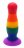 Разноцветная анальная пробка COLOURFUL PLUG - 12,5 см. 