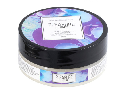 Массажный крем Pleasure Lab Enchanting с ароматом черной смородины и лаванды - 50 мл. 