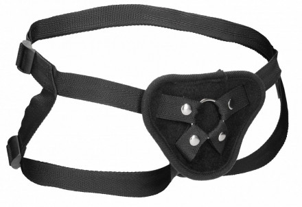 Черные трусики для страпона V&amp;V Adjustable Harness with O-Ring 