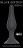 Чёрная анальная пробка Slim Anal Plug Medium - 11,5 см. 