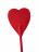 Стек с красным наконечником-сердечком - 70 см. 