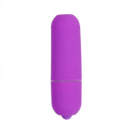 Фиолетовая вибропуля с 10 режимами вибрации