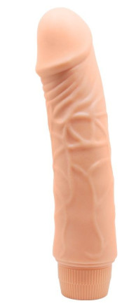 Телесный вибратор-реалистик Jeff - 19,5 см. 