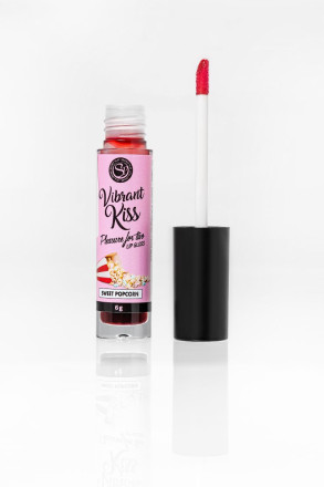 Бальзам для губ Lip Gloss Vibrant Kiss со вкусом попкорна - 6 гр. 