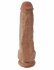 Фалоимитатор-мулат на присоске 11" Cock with Balls - 28 см.