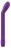 Фиолетовый G-стимулятор с вибрацией Bgee Classic - 18 см. 