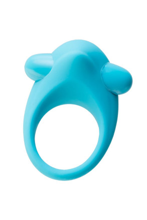 Голубое эрекционное силиконовое кольцо TOYFA A-Toys 