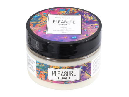 Массажный крем Pleasure Lab Relaxing с ароматом винограда и инжира - 100 мл. 
