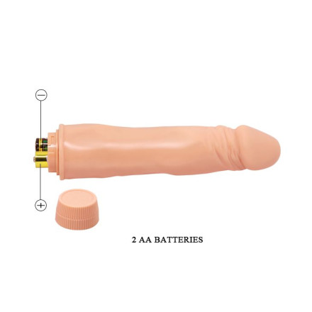 Телесный вибратор-реалистик Barbara - 21,5 см. 