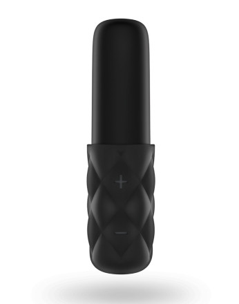 Чёрно-золотистая вибропуля Satisfyer Mini Lovely Honey 
