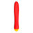 Красный изогнутый вибромассажер Romp Hype G-Spot - 21 см. 