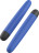 Синий классический вибратор Bgood Classic - 18 см. 