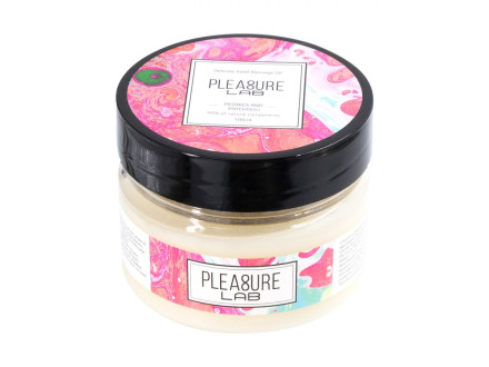 Твердое массажное масло Pleasure Lab Delicate с ароматом пиона и пачули - 100 мл. 