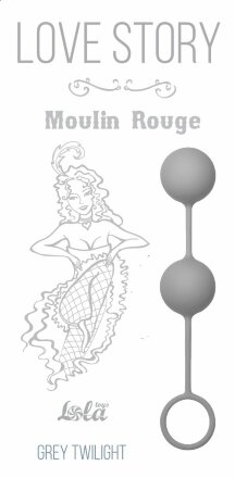 Серые вагинальные шарики Love Story Moulin Rouge 