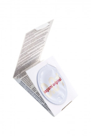 Супертонкий презерватив Sagami Original 0.01 - 1 шт. 