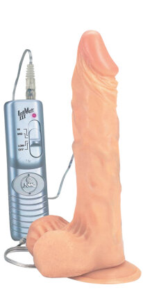 Реалистичный вибратор на присоске AUTHENTIC REACTION DONG 8,5 FLESH DONG - 21,5 см. 