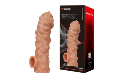 Насадка на фаллос с крупными бугорками EXTREME SLEEVE - 15,6 см. 