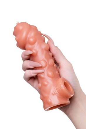 Насадка на фаллос с крупными бугорками EXTREME SLEEVE - 15,6 см. 